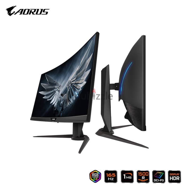 AORUS CV27F Tactical Gaming Monitor 27inch 1