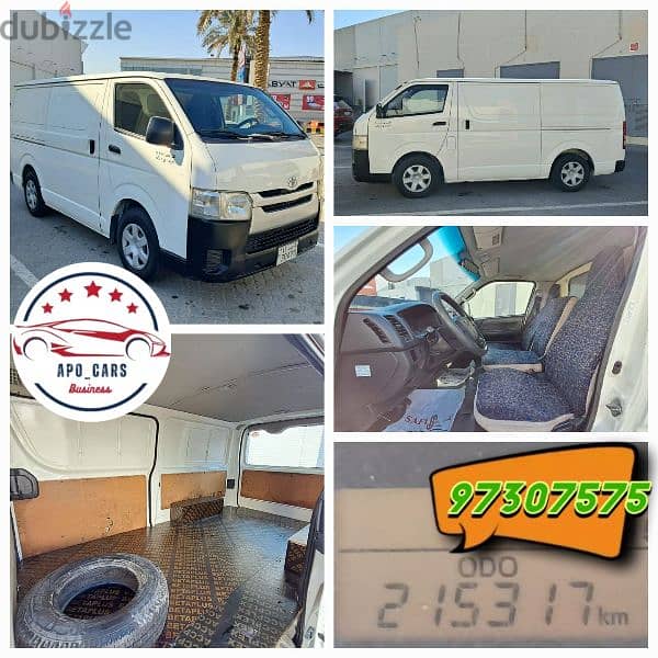 Toyota Hiace Box Cargo 2015 9