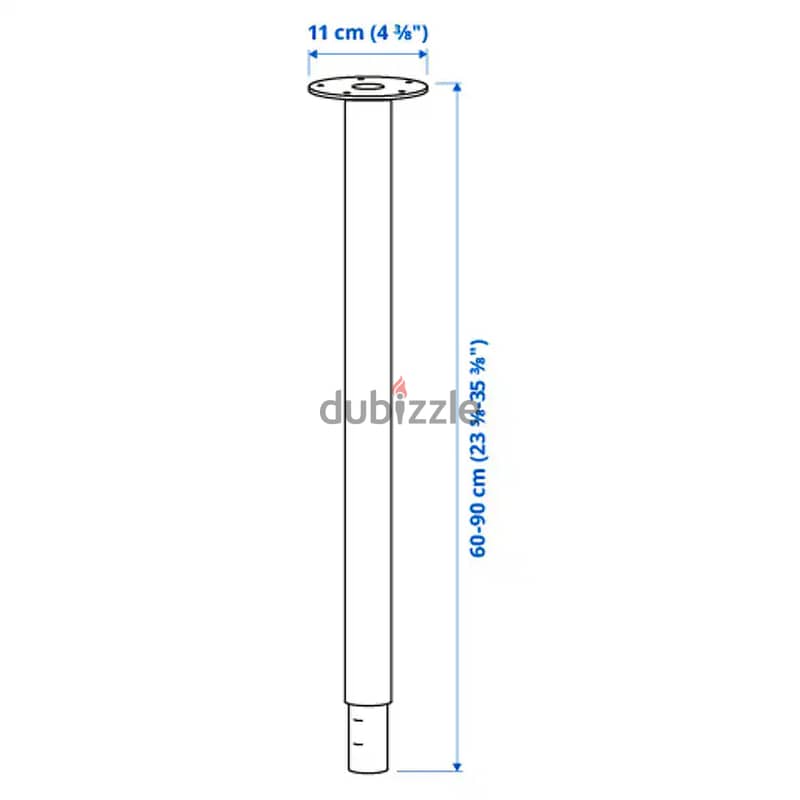 Ikea OLOV Adjustable Legs x 4 3