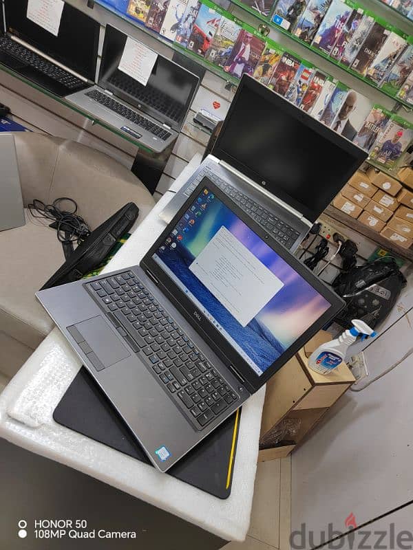 dell precision core i7 9 generation Ram 16 2 Hard ssd ديل جيل تاسع 3