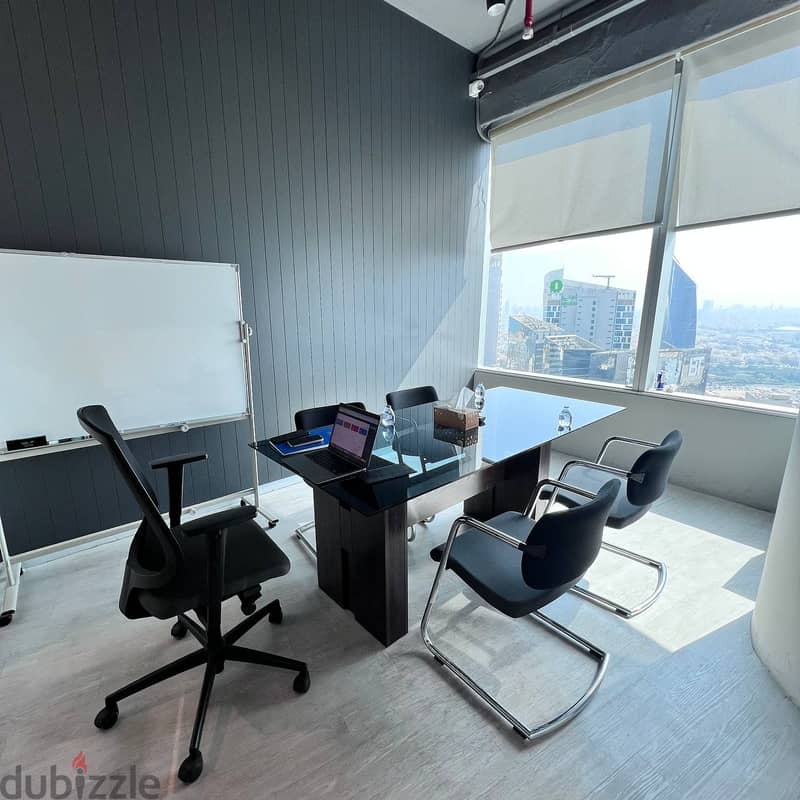 Furnished office for rent (vacant) in sharq Block 5 4