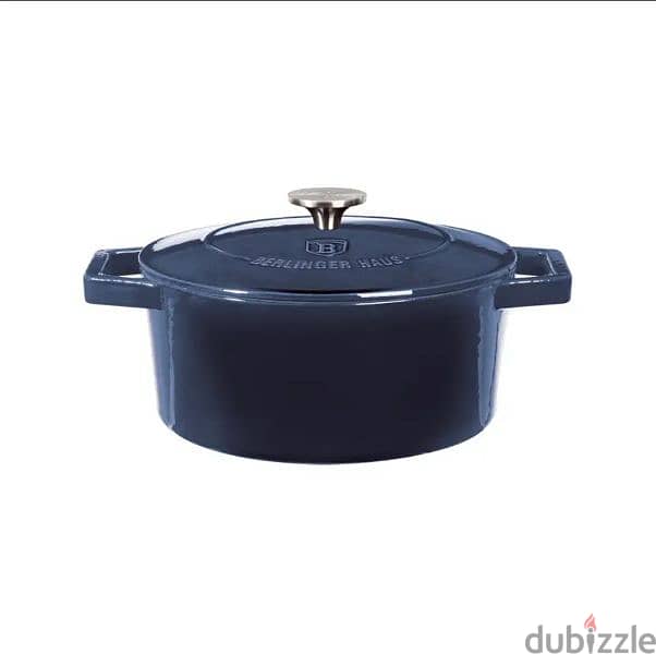 Cast Iron Petite Casserole Berlinger Haus BH-6521 Аquamarine Collectio 0