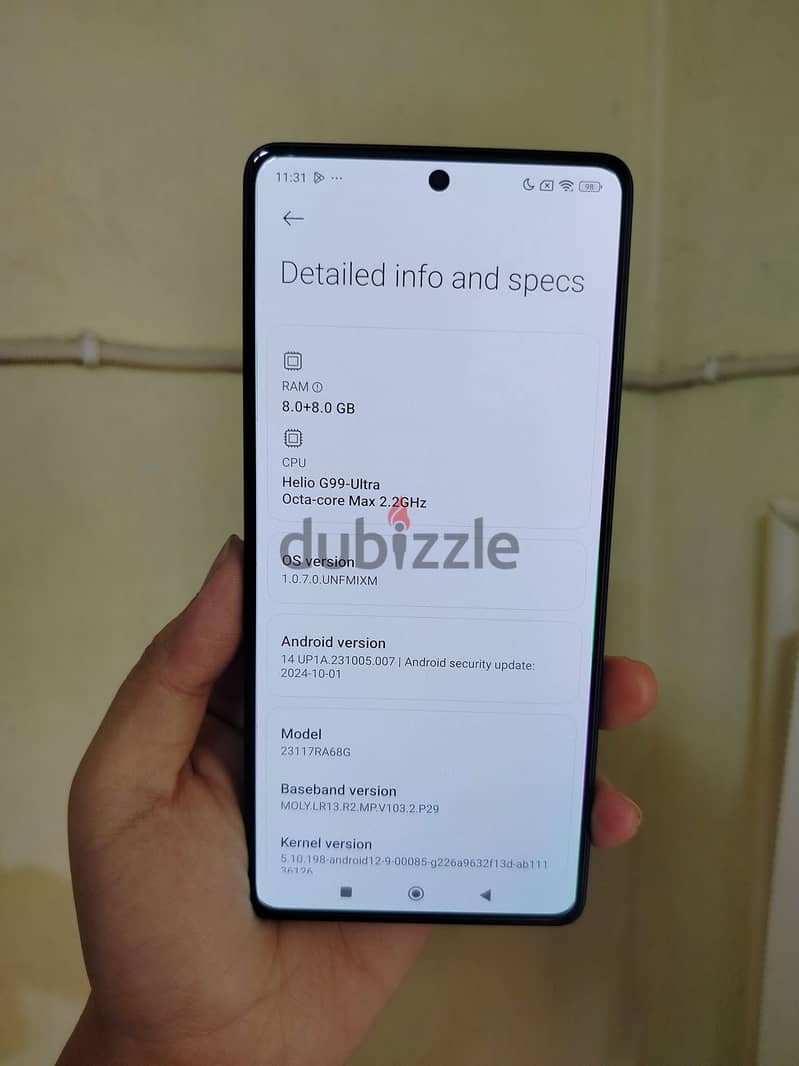 Xiaomi Redmi Note 13 Pro 256GB storage 1