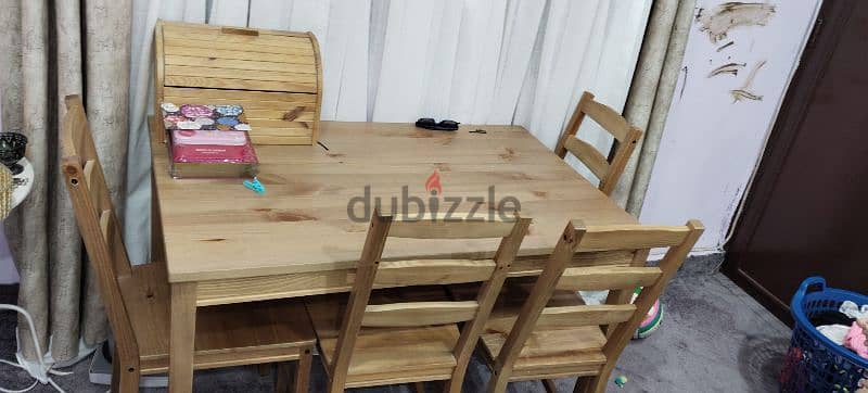 Ikea wooden dinning table 0