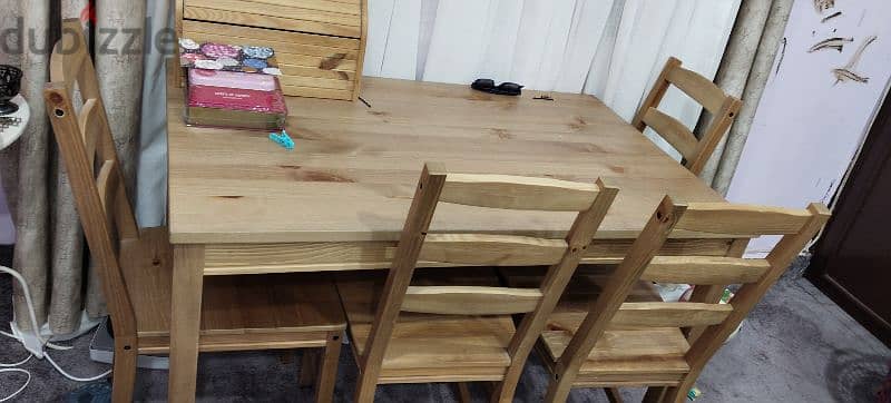 Ikea wooden dinning table 1