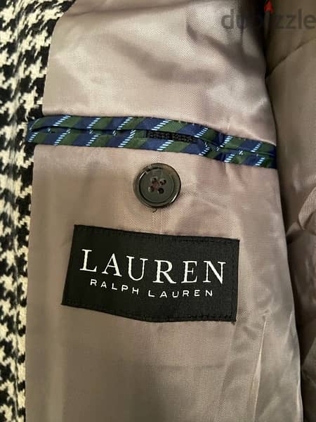 Lauren By Ralph Lauren Houndstooth Coat 3