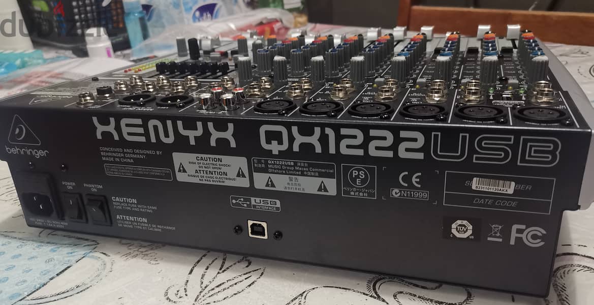 BRAND NEW BEHRINGER QX1222USB AUDIO MIXER 4