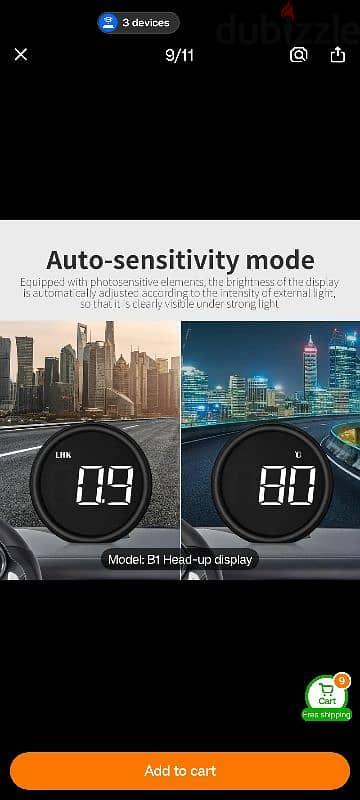 B1 OBD Car Speedometer 1