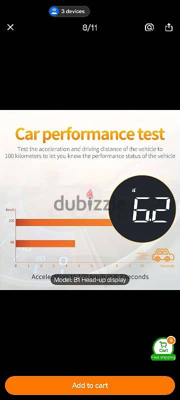 B1 OBD Car Speedometer 2