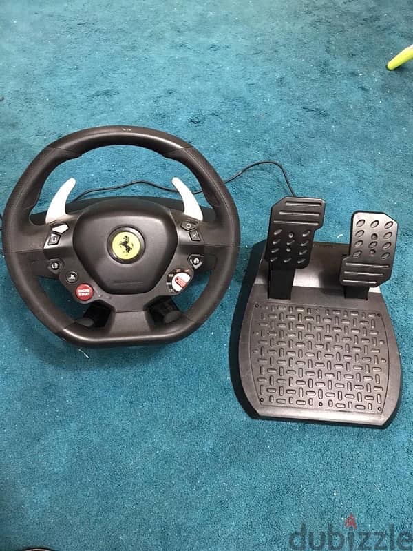 Steering racing wheelسكان Thrustmaster T80 1