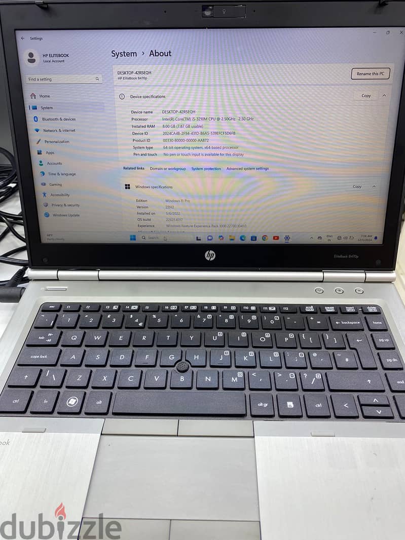 hp core i. 5 8 gb /500 gb laptop for sale 2