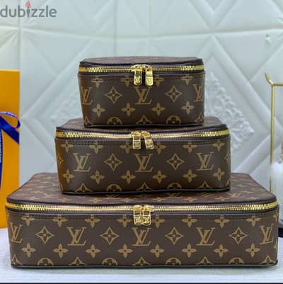 LV makeup bag full set