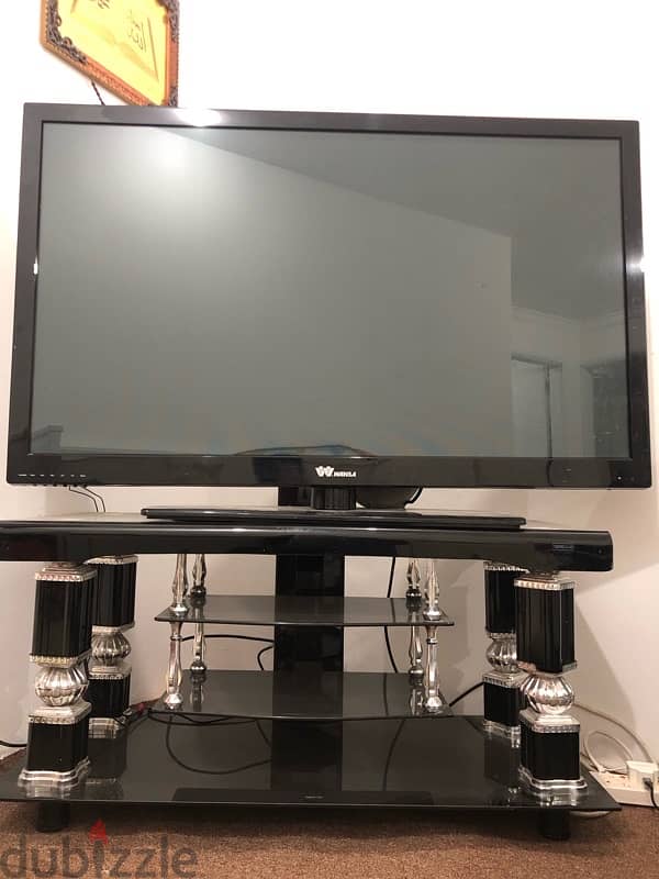 Wansa TV 55 inch with trolly 0