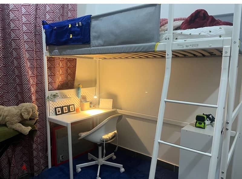 ikea kids bunk bed with mattress 0