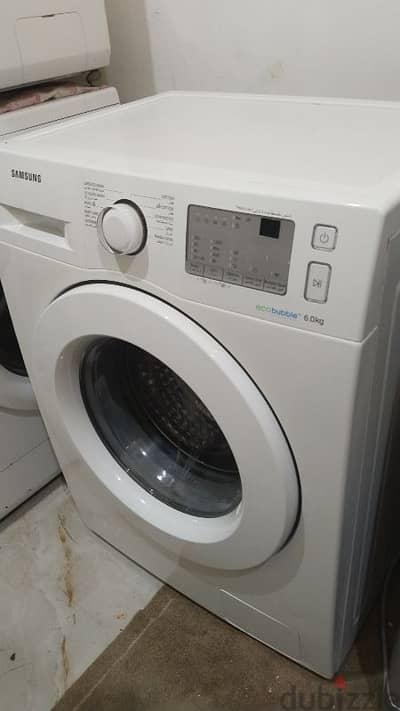 Samsung washing machine front load fully automatic 6 kg