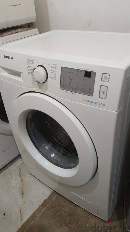 Samsung washing machine front load fully automatic 6 kg 0