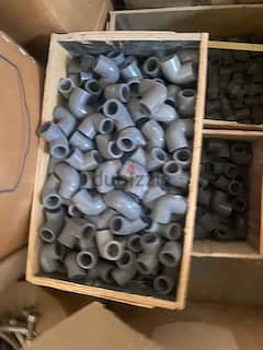 PVC various pipes, connectors, L Bow, Tee Joint etc 2