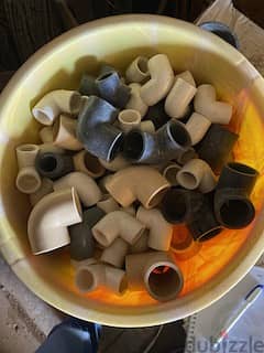 PVC various pipes, connectors, L Bow, Tee Joint etc 6