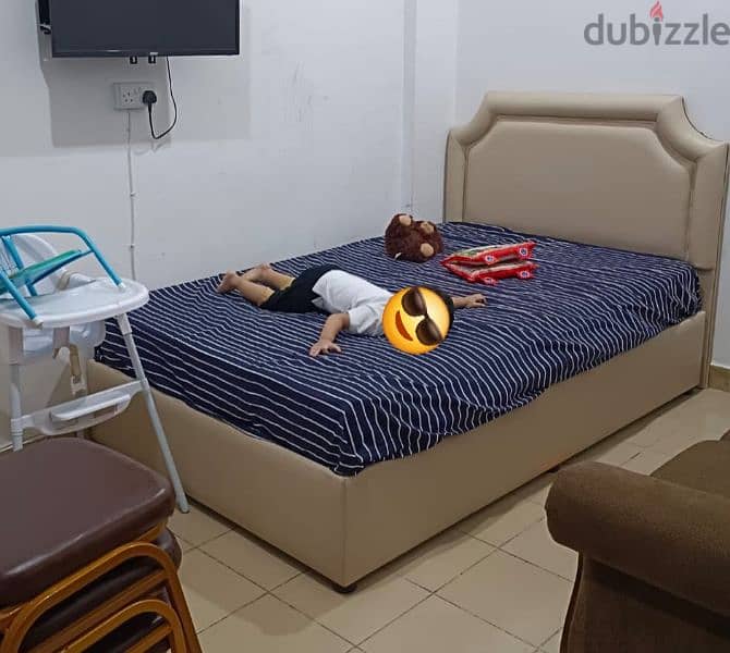 double bed with mattress 1