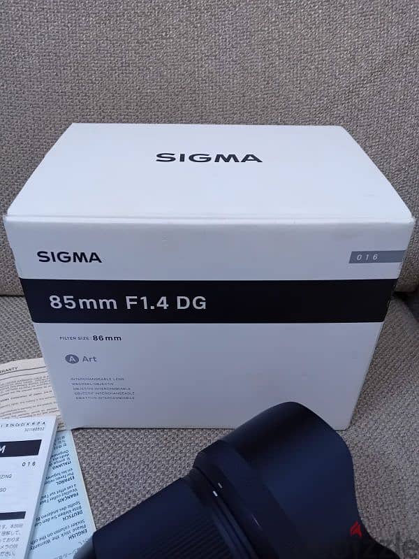 SIGMA 85mm F/1.4 Art Lens For Sony 4