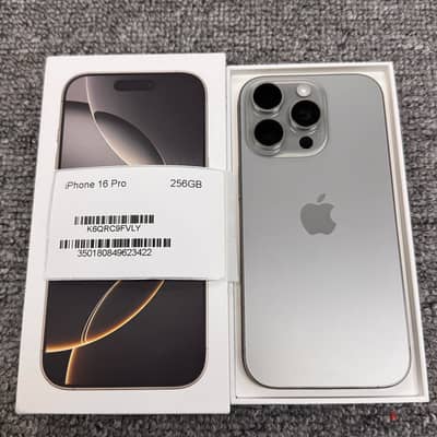 iPhone 16 Pro 256GB Dual SIM 100%