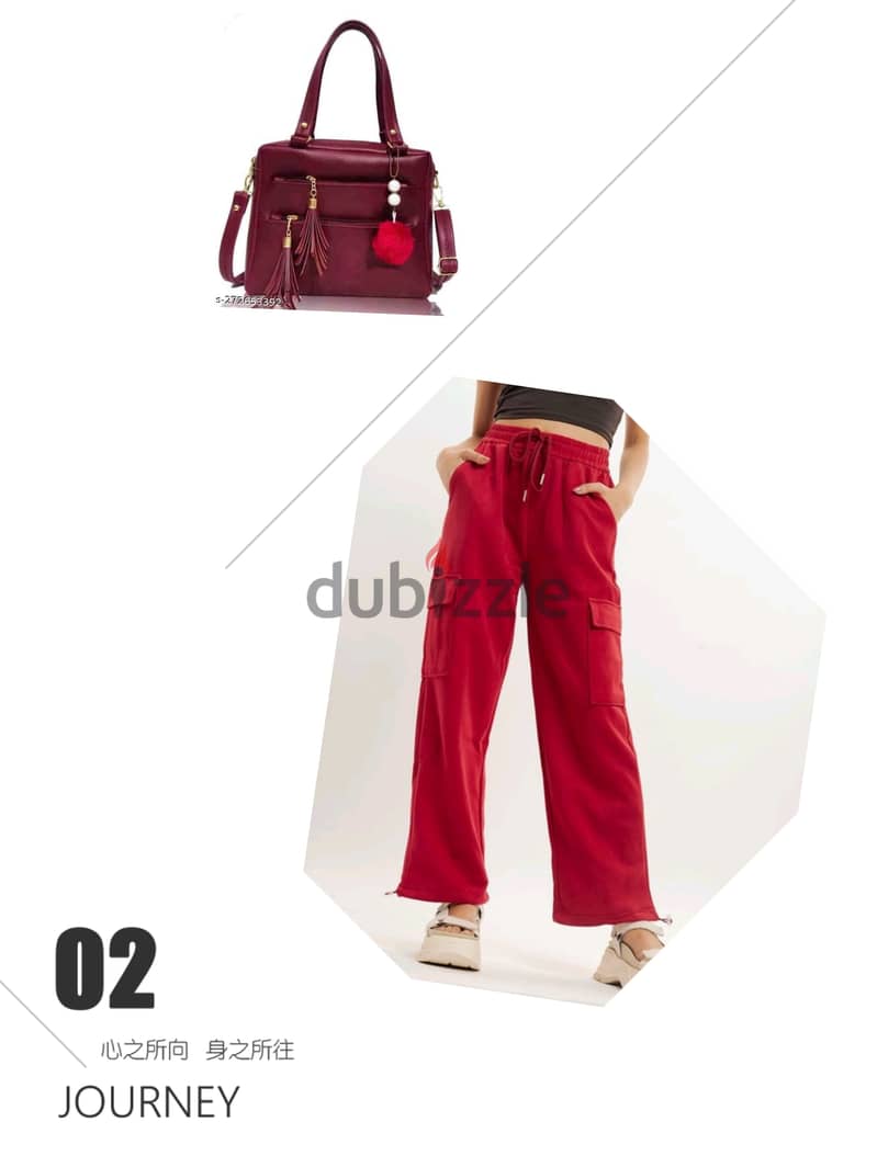 Woman trouser with Free sling bag 3