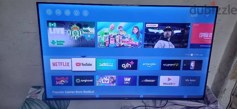 wansa smart TV 58 inch 4