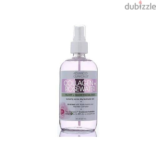 Advanced Clinical Collagen Rosewater Plump Glow Facial Mist 0