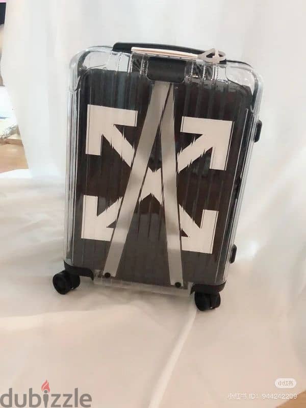 Rimowa and off white luggage 0