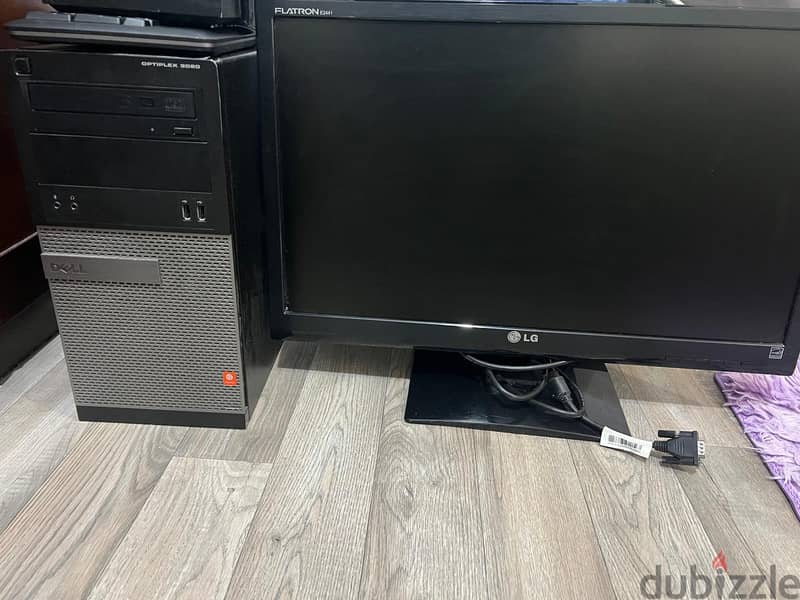 Dell Optiplex 3020 with LG 24" Monitor 0