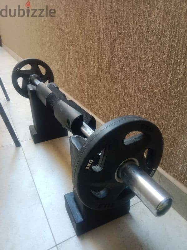 weight bar 10 kilo with stand 1