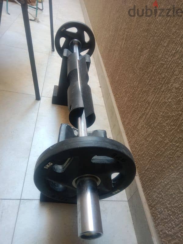 weight bar 10 kilo with stand 2