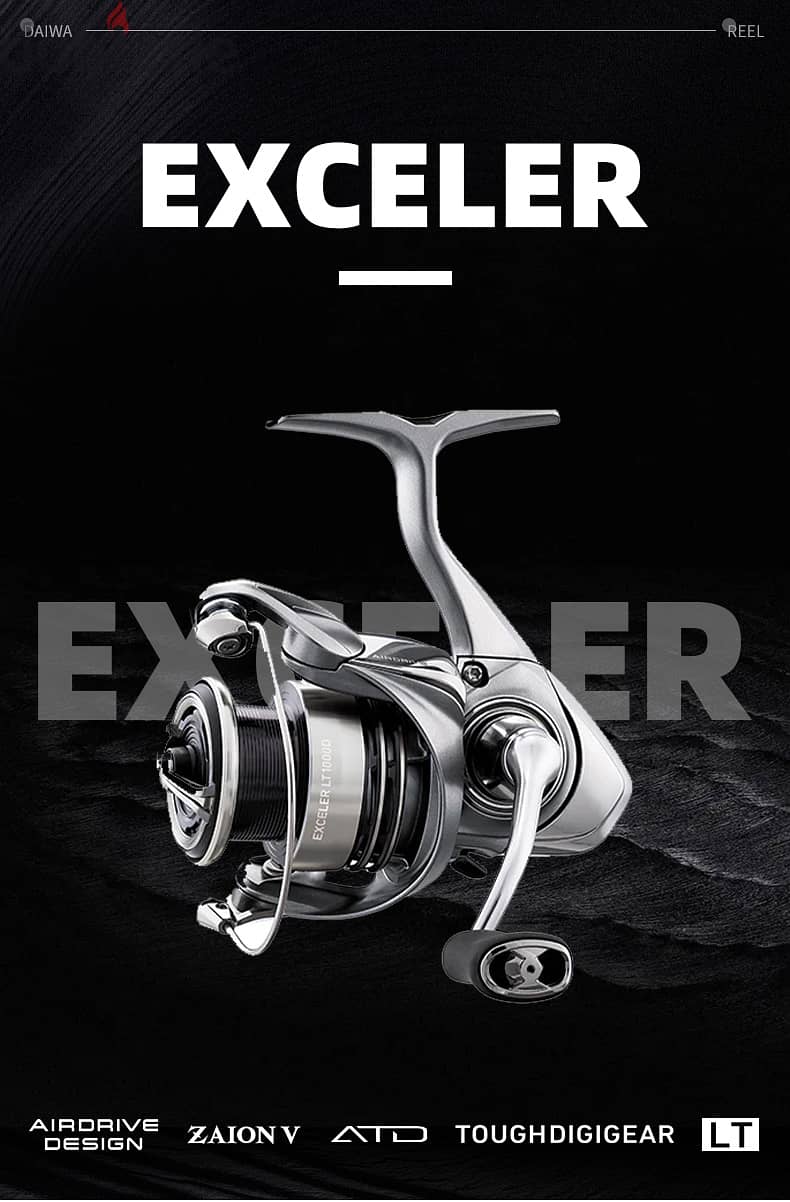 DAIWA EXCELLER 23 LT3000CXH FISHING REEL ماكينة صيد دايوا إكسلر جديدة 3