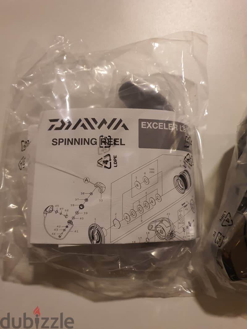 DAIWA EXCELLER 23 LT3000CXH FISHING REEL ماكينة صيد دايوا إكسلر جديدة 10