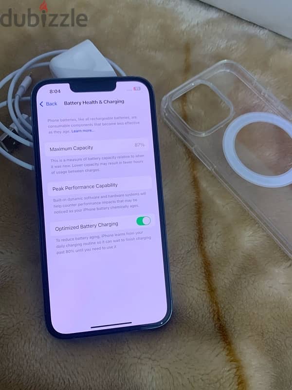 iPhone 13 Pro 128gb battery 87% not open phone not change anything 4