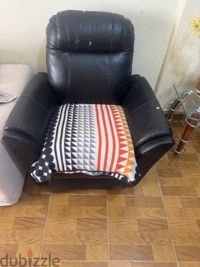 Relaxing leather chair come