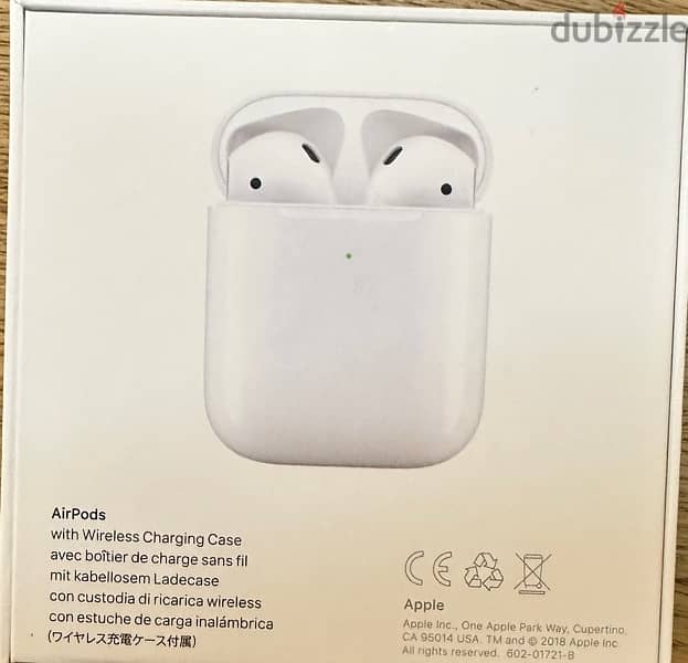 Apple airpod 2 with wirless charging case 2