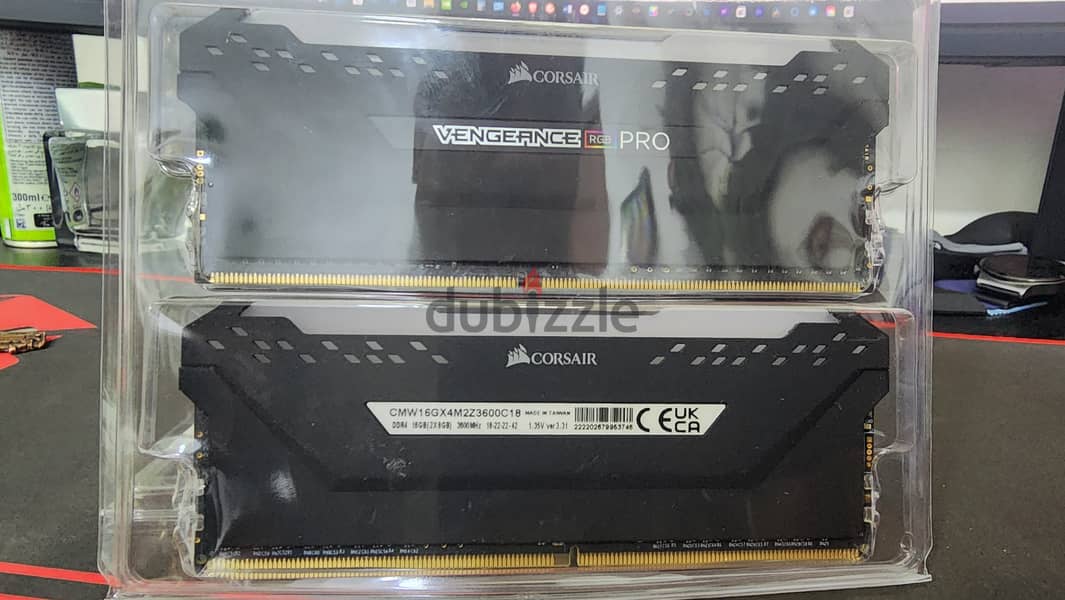 DDR4 Ram 4x8 3600MHz for sale (corsair, Crucial) 0