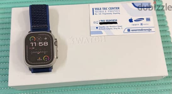 Apple Watch Ultra 2 GPS + Cellular 49mm Natural Titanium Blue Used!