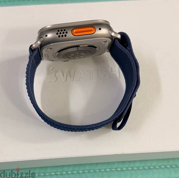 Apple Watch Ultra 2 GPS + Cellular 49mm Natural Titanium Blue Used! 4