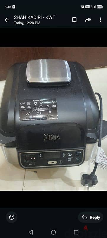 ninja griller and nespreeso coffee machine 3