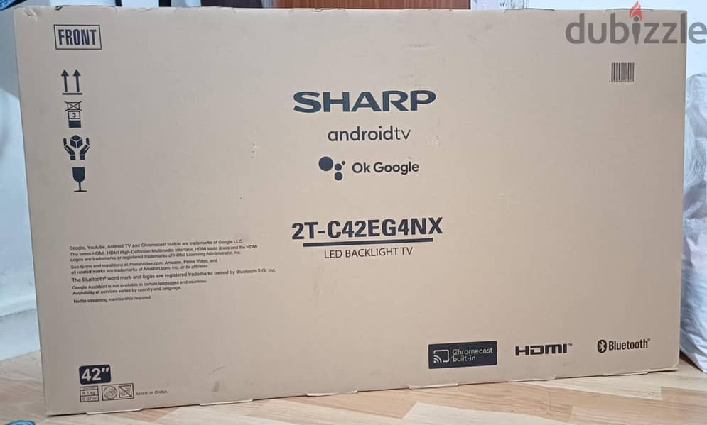 SHARP 42"  ANDROID LED TV 0