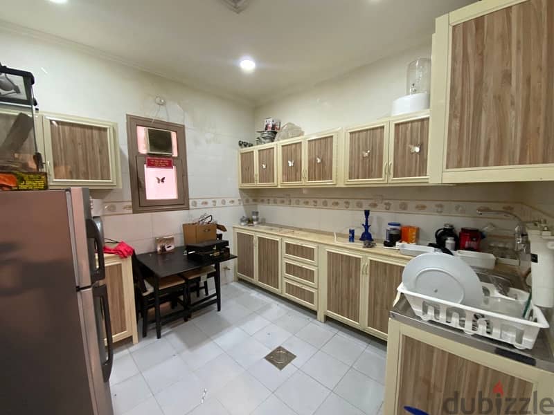 for rent furnished villa flat in Abu Fatira 4