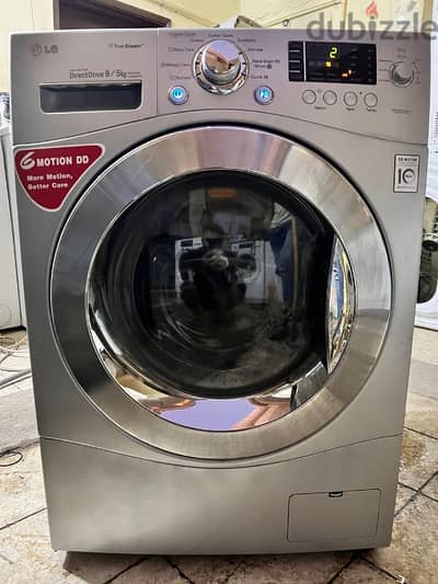 LG WASHING MACHINE FRONT LOAD FULLY AUTOMATIC 9 + 5 KG WASH AND DRY