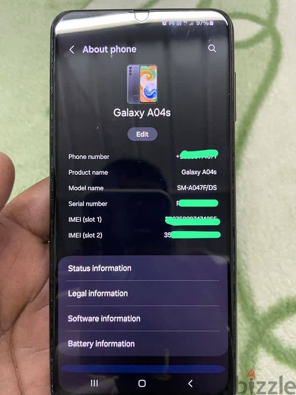 Samsung A04s 4gbram 64gb 2