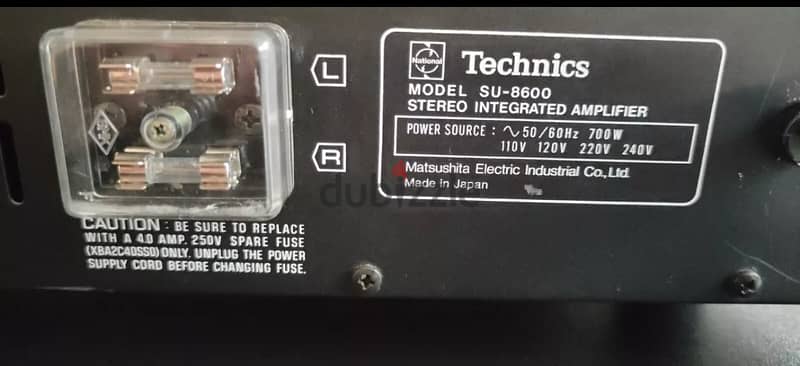 High End Technics SU - 8600 Integrated Amplifier 4