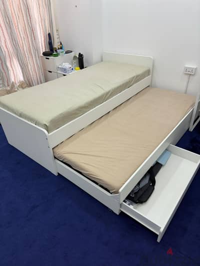 Ikea bedHardly used same as new at cheap price