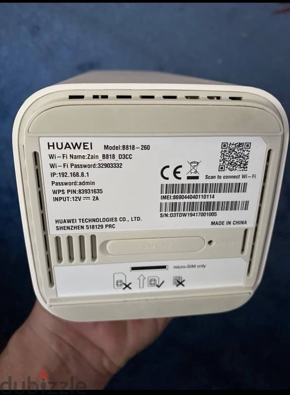 Huawei 4G+ B818 cat 19 Zain sim only router 1