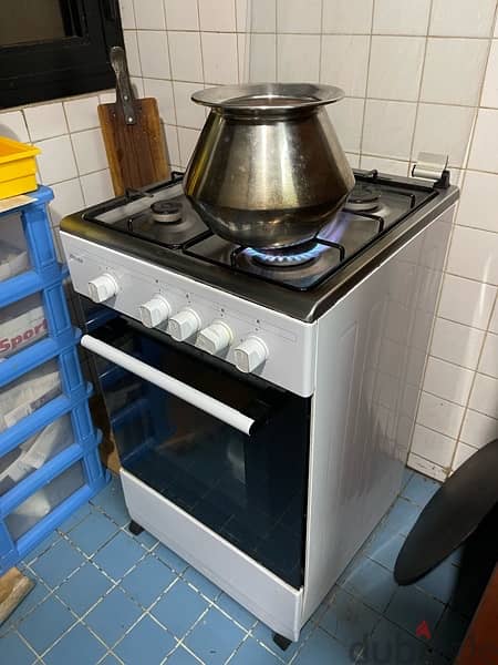 Used 4-Burner Wansa 50x50 cm Floor Standing Gas Cooker 0