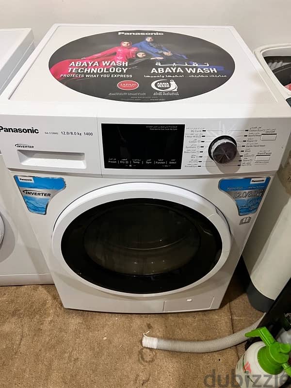 i am salling washing machine 12+8 kg panasonic 0